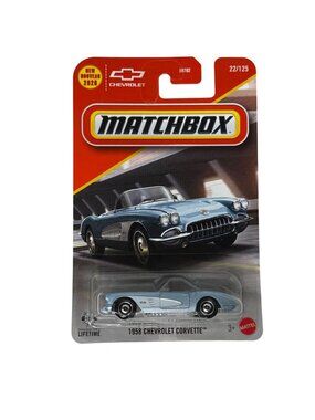 Matchbox 1958 Chevy Corvette 22/125 2026 New Card Diecast Car